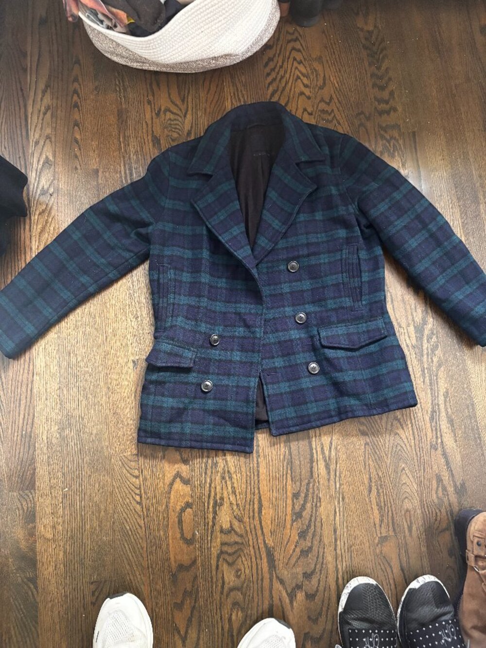Life After Denim Green Pea coat.